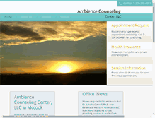 Tablet Screenshot of ambiencecounseling.com